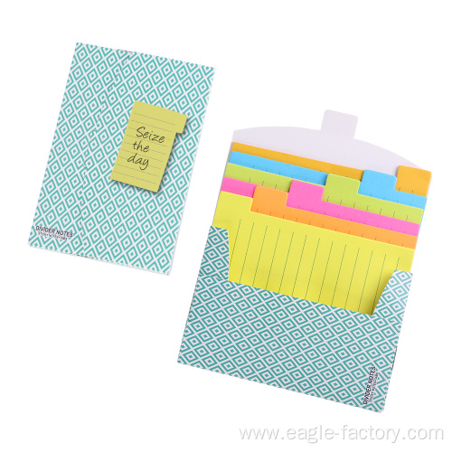 Divide Sticky Notes with Plastic Cover